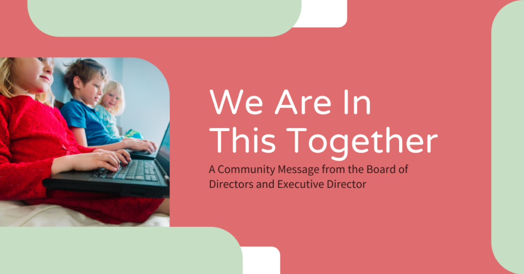 We Are In This Together A Community Message