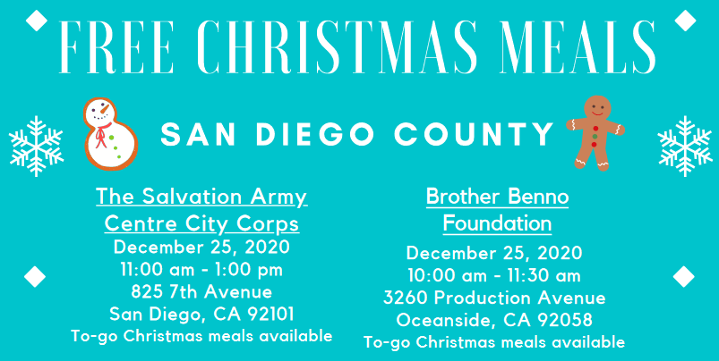 Free Christmas Meals 2020 San Diego Preview
